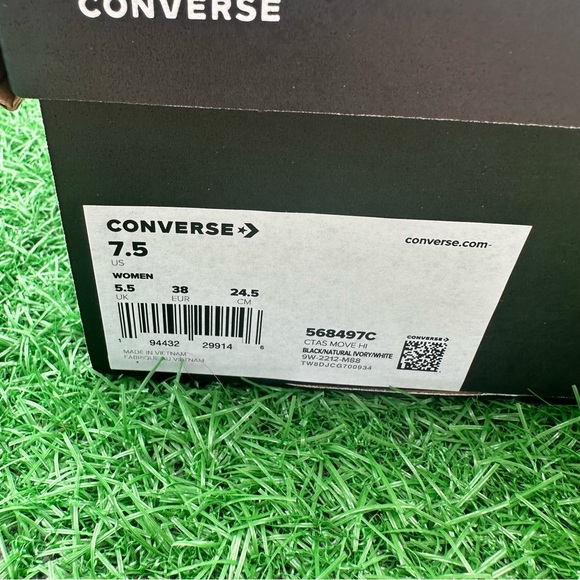 Converse Chuck Taylor All Star Move Hi Black - Picture 5 of 14